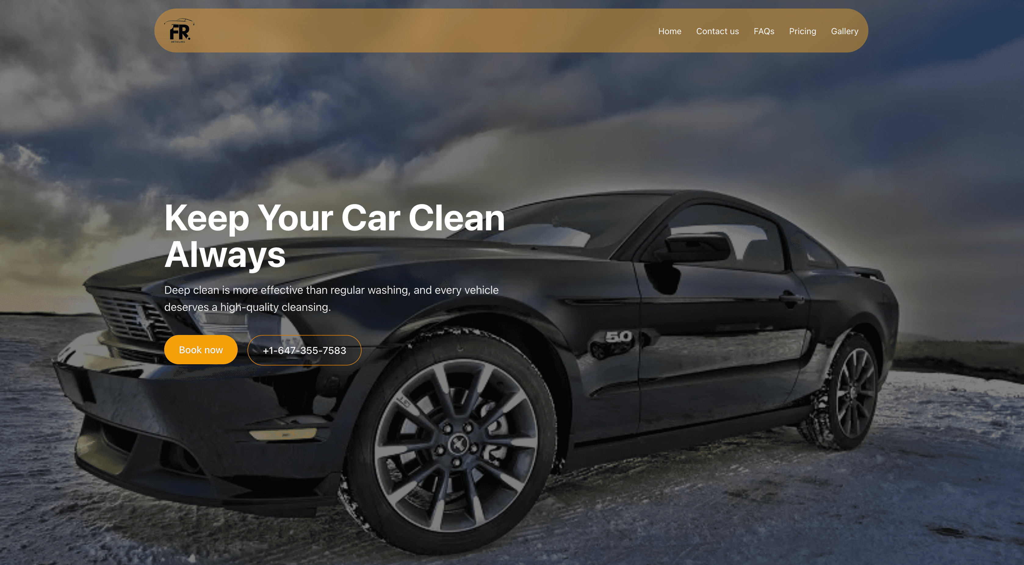 FR Detailing Website